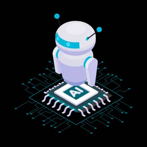 Student training a machine learning model on an AI ML career path